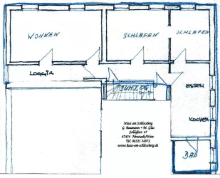 Grundriss der Ferienwohnung