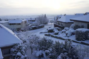 WinterWonderLand vom Haus aus