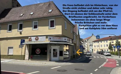 Haus und Eingang