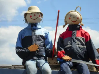 Loblocher Max und Moritz Figuren.