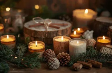 Weihnachtliche Kerzenwerkstatt