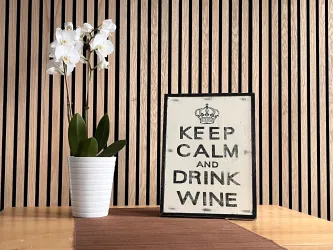 "KEEP CALM AND DRINK WINE"
