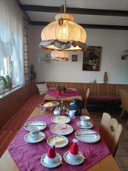 Der Frühstücksraum im Gästehaus