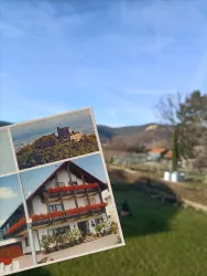 Das Gästehaus vorm Pfälzer Wald