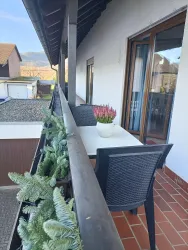 Der Balkon von Zimmer 2