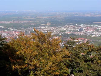 Blick vom Hambacher Bergstein: Foto K. Hünerfauth