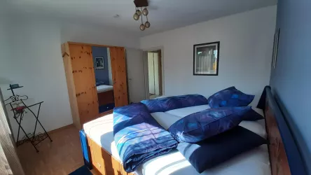 blaues Schlafzimmer