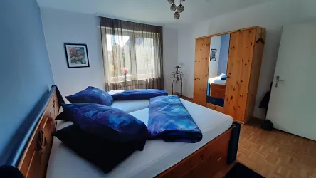 blaues Schlafzimmer