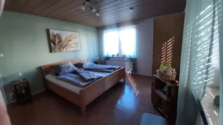 grünes Schlafzimmer