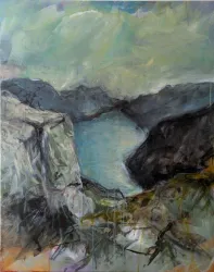 Rätselhafte norwegische Landschaft