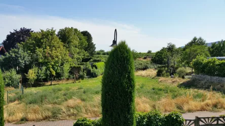 Blick aus dem Wohnzimmer