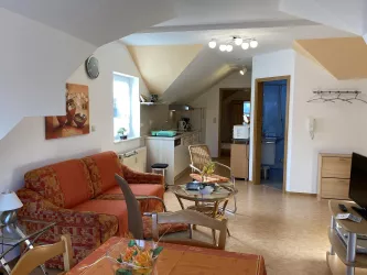 Ferienwohnung 2 - Fernblick - Essen + Wohnen