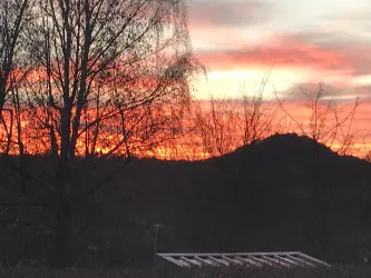 Abendstimmung im Feriendorf (© Gebhardt)