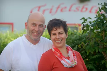 Gastgeber Jutta und Edi Klein (© Edi Klein)
