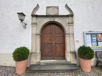 Protestantische Kirche Bornheim Eingang