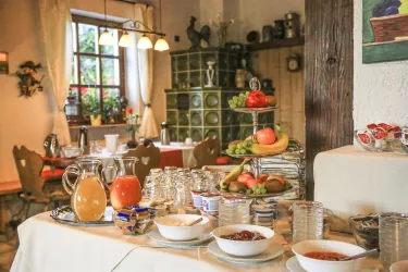 Frühstücksbuffet 1 (© Pension Zur Weinlaube, Familie Sauter)