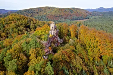 Burgruine Lützelhardt/F 1 (© Foto: Kurt Groß)