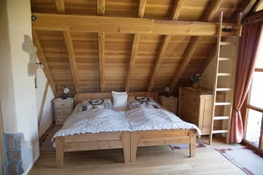 Schlafzimmer Blick von der Sitzecke (© Fam. Herget)