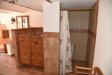 Separate Dusche und WC im Erdgeschoß (© Fam. Herget)