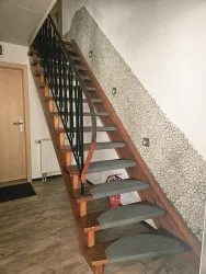 Erster Treppenaufstieg