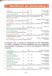 Steinbruch Gerbersberg-Routenbeschreibungen
