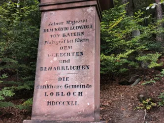 Loblochstein - Gedenkstein