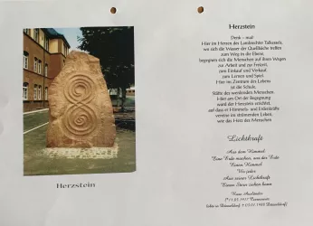 Infotafel Herzstein - Lambrecht (Pfalz)
