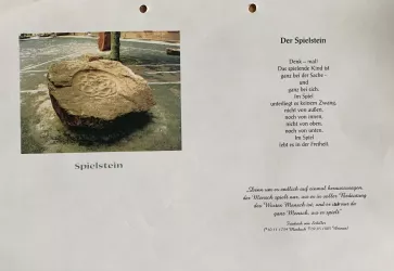 Infotafel - Spielstein - Lambrecht (Pfalz)