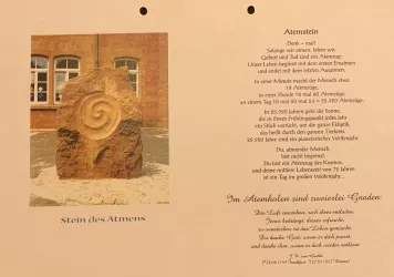 Info-Stein des Atmens-Lambrecht (Pfalz)