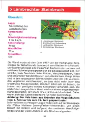 Lambrechter Steinbruch - Übersicht