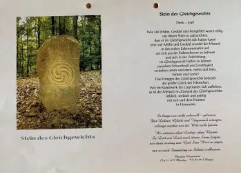 Infotafel-Stein des Gleichgewichtes-Lambrecht