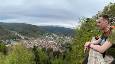 Aussicht Dicker Stein Turm