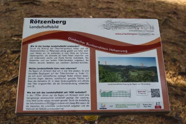 Infotafel am Rötzenberg (© Thomas Funck)