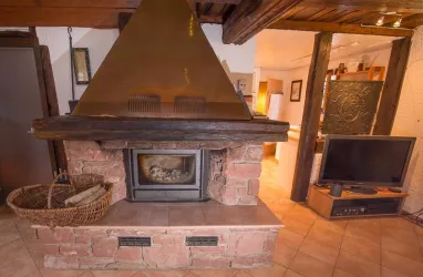 Offener Kamin Ferienhaus Trifels (© Andreas Becker)