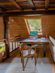 Arbeitsecke in der Galerie