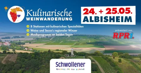 Plakat "Kulinarische Weinwanderung" (© Michael Blauth)