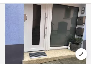 Geringe Stufenhöhe am Eingang