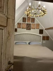 Schlafzimmer mit Doppelbett (© Fam. Tröster)
