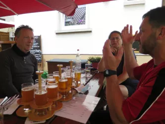 Gastlichkeit im Biergarten