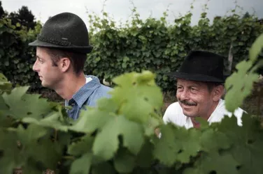 die Winzer - Vater und Sohn Hinterbichler (© Weingut Hinterbichler)