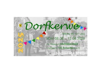 Dorfkerwe Flyer Seite 1 (© Bobenheim am Berg)