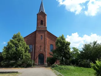 Albersweiler Kirche (© Archiv Verein SÜW Annweiler e.V.)