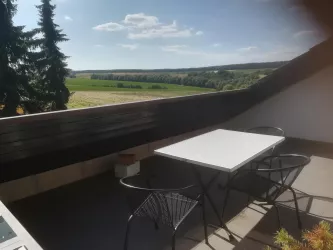 Blick von der Dachterrasse (© Ferienwohnung Gauch)
