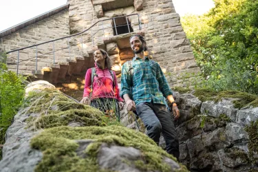 Abstieg vom Luitpoldturm