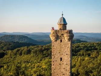 Luitpoldturm nach Sonnenaufgang