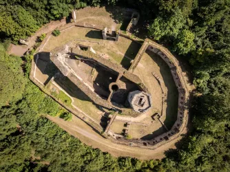 Burg Gräfenstein im Pfälzerwald bei Merzalben