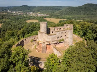 Burg Gräfenstein im Pfälzerwald bei Merzalben