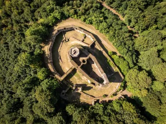 Burg Gräfenstein im Pfälzerwald bei Merzalben