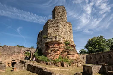 Burg Gräfenstein im Pfälzerwald bei Merzalben