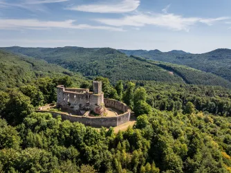 Burg Gräfenstein im Pfälzerwald bei Merzalben